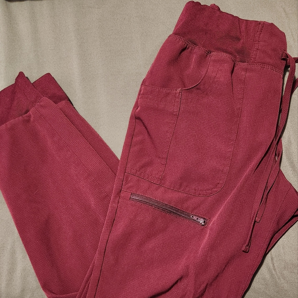 Heartsoul Wine color scrub set